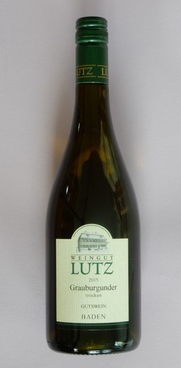 Der kleine Weintipp: 2015 Grauburgunder Gutswein trocken vom Weingut Lutz