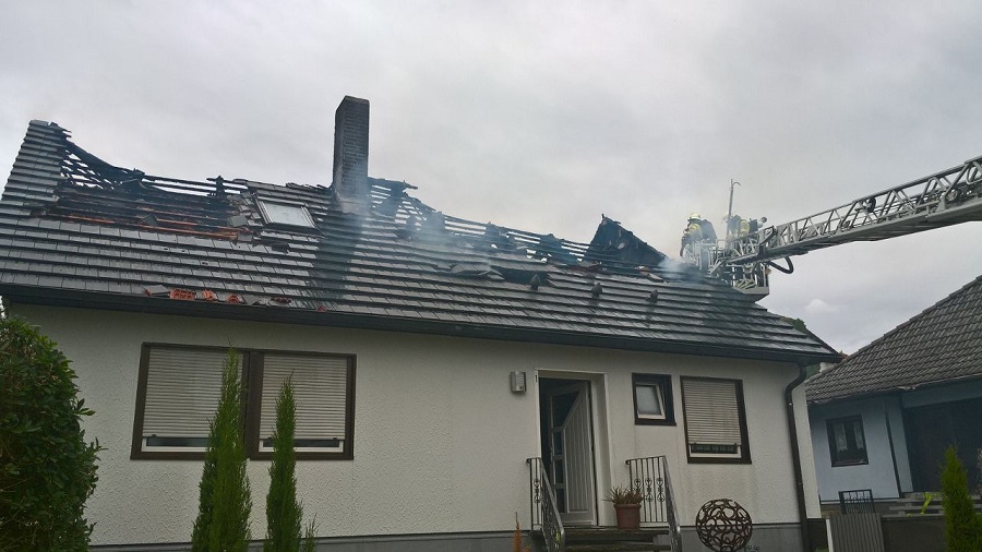 Dachstuhlbrand Sulzfeld Dachstuhlbrand Sulzfeld