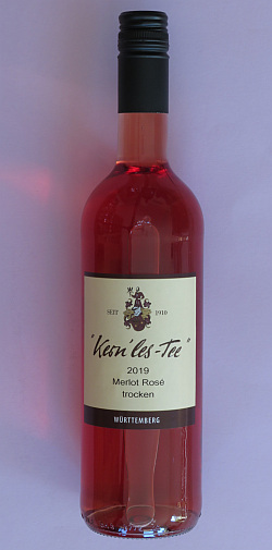 2019 Merlot rosé trocken vom Weingut Kern