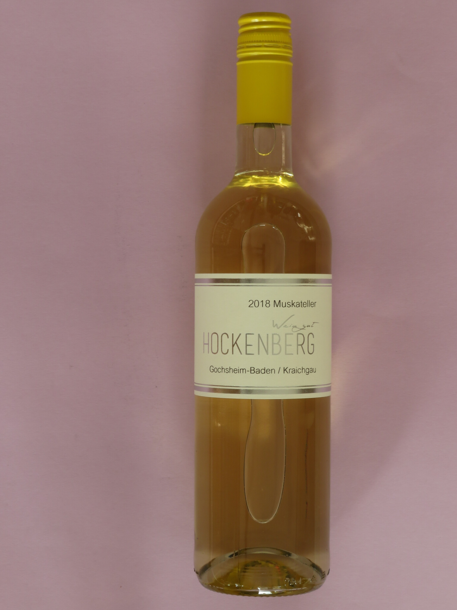 2018 Muskateller halbtrocken vom Weingut Hockenberg