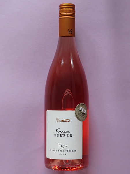 2019 Bio-Cuvée "Façon" rosé trocken vom ökologischen Weingut Vinçon-Zerrer
