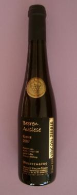 2007 Kerner Beerenauslese vom Weingut Vinçon-Zerrer