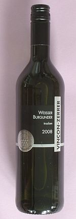 2008 Weissburgunder Spätlese vom Weingut Vinçon-Zerrer