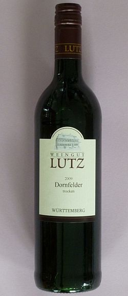2009 Dornfelder trocken vom Weingut Lutz
