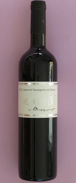2016 Cabernet mit Merlot trocken Barrique vom Weingut Hockenberg
