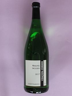 2017 Riesling trocken vom ökologischen Weingut Vinçon-Zerrer