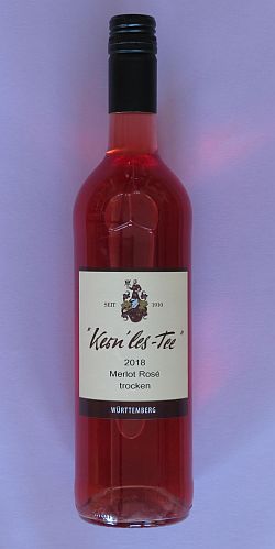 2018 Merlot rosé trocken vom Weingut Kern