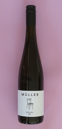 2021 Riesling feinherb Biowein vom Weingut Jan Müller