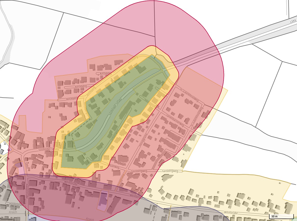 Drohnenflug, landratsamt, 2026, März, Bekanntmachung, Überflug, Messung