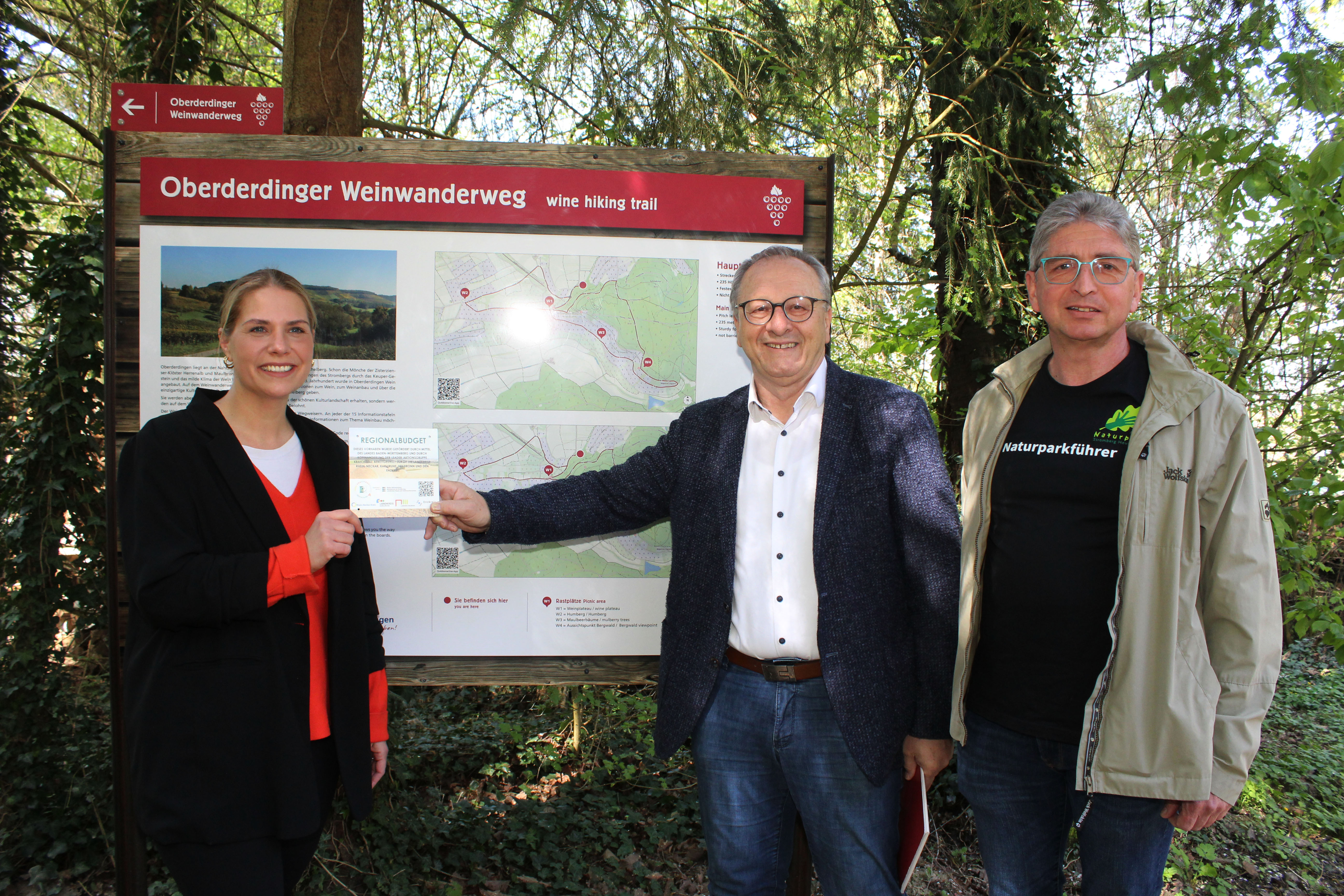 Weinwanderweg, Oberderdinger, Horn, Wein, April, 2026, Einweihung