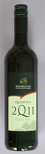 2011 Quintus-Cuvée von Weinkultur westlicher Stromberg