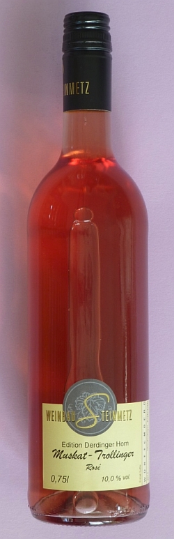 2013 Muskattrollinger rosé halbtrocken von Weinbau Steinmetz