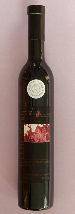 2001 Gewürztraminer Beerenauslese von der WG Oberderdingen