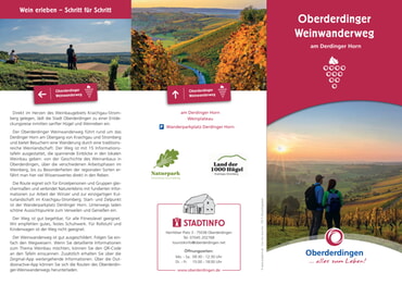Der Flyer zum Weinwanderweg HIER f&uuml;r Sie !