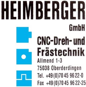 Heimberger GmbH, CNC-Dreh- und Frästechnik