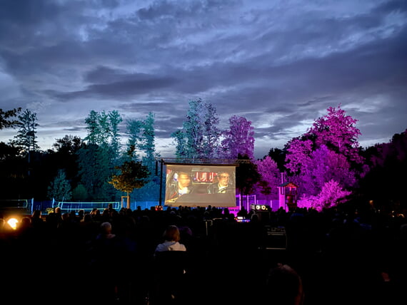 Sommerkino-Ambiente