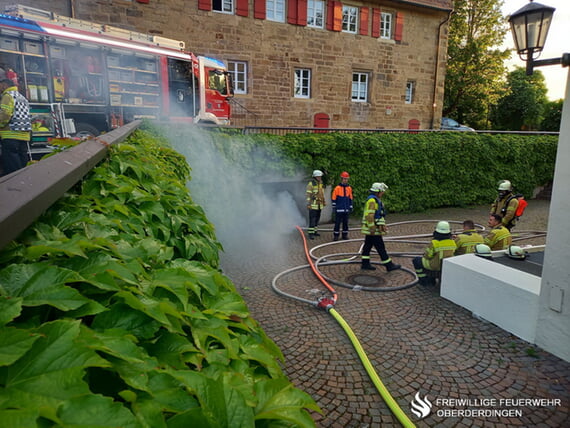 Abschlussübung Kellerbrand