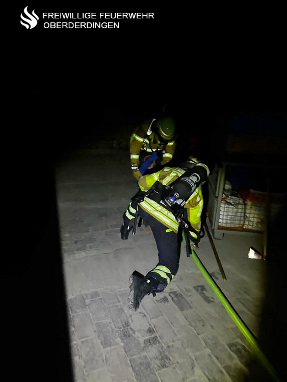 Abschlussübung Kellerbrand