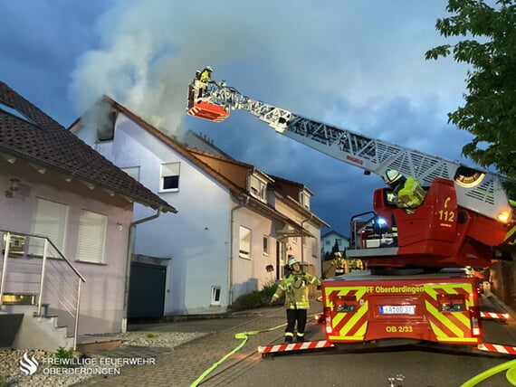 Zimmer-/Dachstulbrand