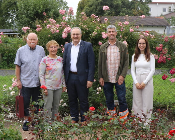Strobel, VErabschiedung, 25 Jahre, Rosengarten, August, 2025, Rosen, Ruhestand, 