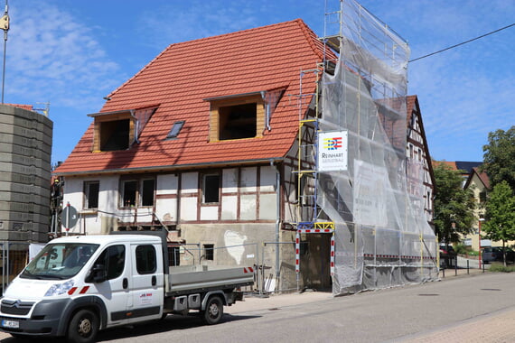 Sanierung, Hauptstraße 35, Bauherrengemeinschaft,Kommunalbau GmbH,Fachwerkensemble, August , 2025