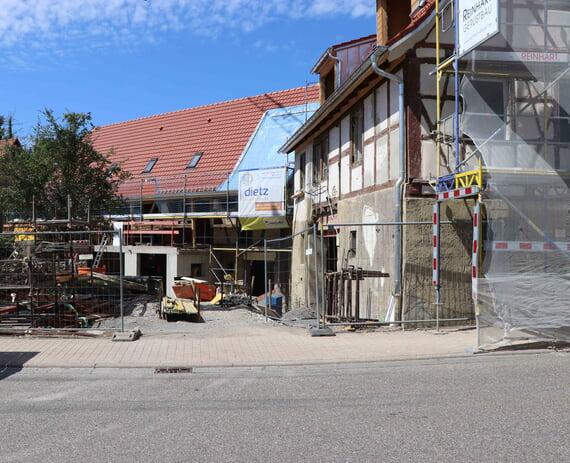 Sanierung, Hauptstraße 35, Bauherrengemeinschaft,Kommunalbau GmbH,Fachwerkensemble, August , 2025