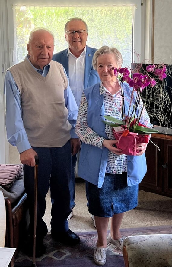 Schitthelm, Kronjuwelenhochzeit, September, 2025, Ehrung, VErheiratet, Jubiläum, 