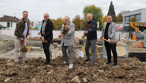 Spatenstich, Schmutt, Senioren, 2025, Oktober