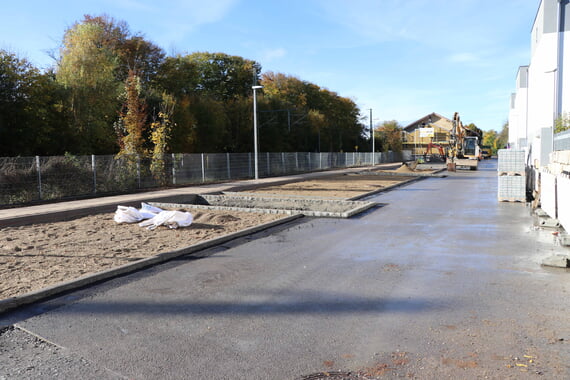 Bahnhofstraße, Flehingen, Kindergarten, 2025, Oktober, Bauarbeiten, Parkplätze,