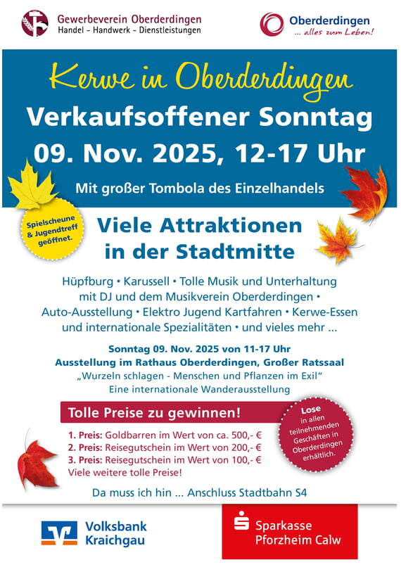 Kerwe, VErkaufsoffener, Sonntag, 2025, November, Markt,