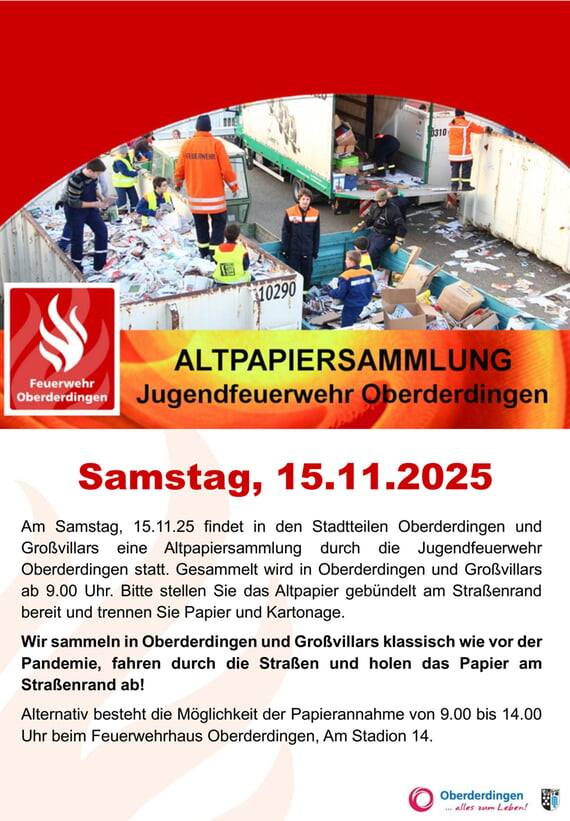 Altpapiersammlung