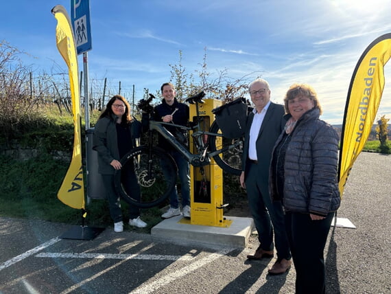 Radstation, Horn, Derdinger Horn, Einweihung, 2025, November, ADAC, Fahrrad, 