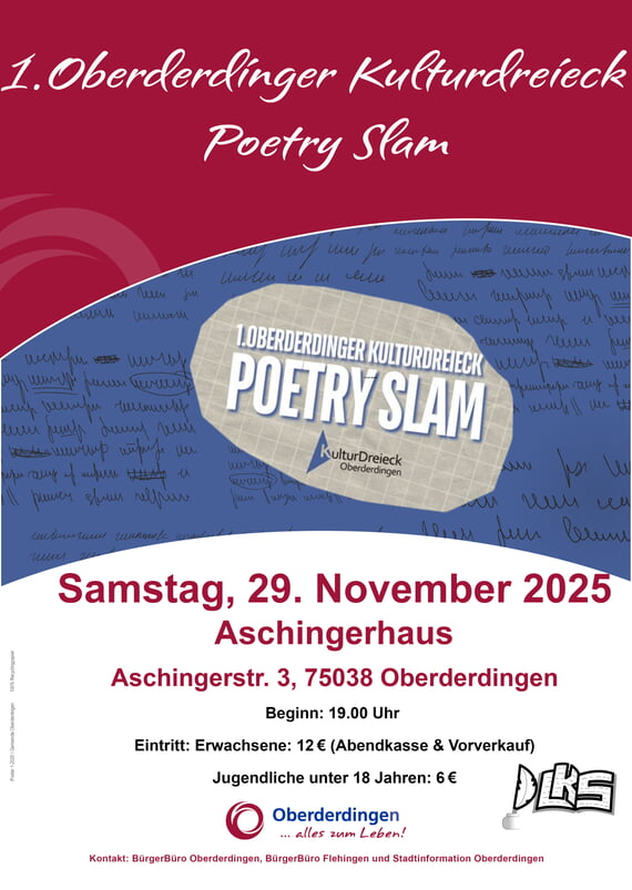 Kulturdreieck, Kultur, Poetry, Slam, November, 2025, Aschingerhaus