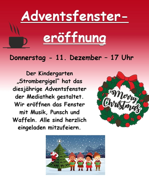 Adventsfesnter, Schreibwerkstatt, Mediathek, 2025, Dezember
