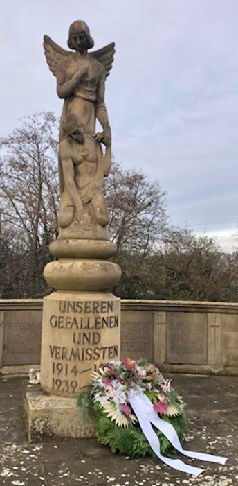 Volkstrauertag, 2025, November, Kranz, Friedhof, 
