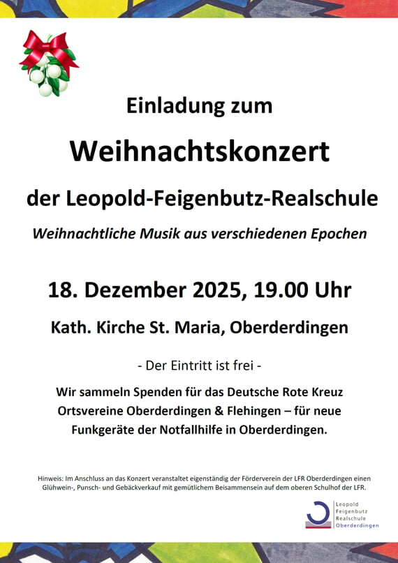 Weihnachtskonzert, LFR, Schule, 2025, Dezember, 
