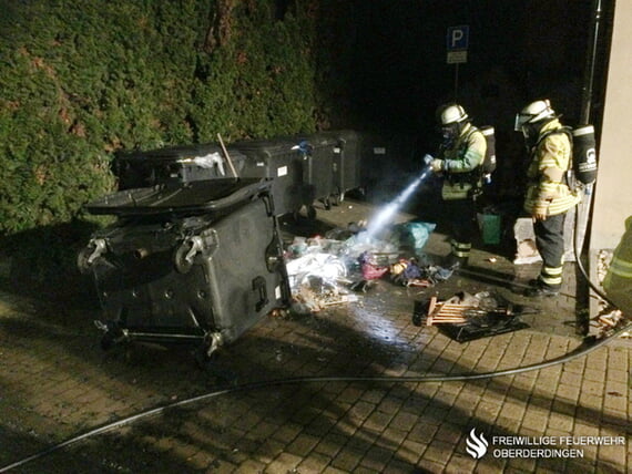 M&uuml;lltonnenbrand