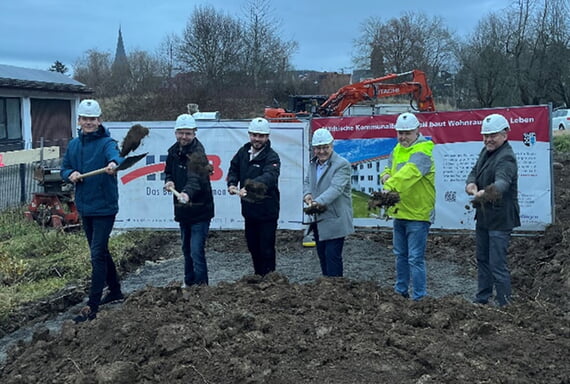 Spatenstich, Schillerstra&szlig;e, 2025, Dezember, 