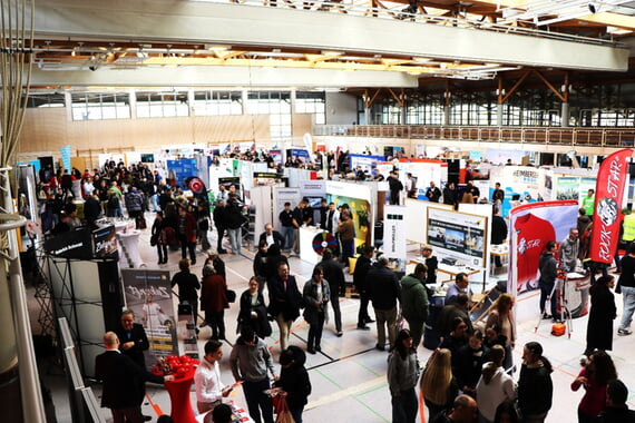 Ausbildungsb&ouml;rse, Halle, 2025, Schnappschuss, 