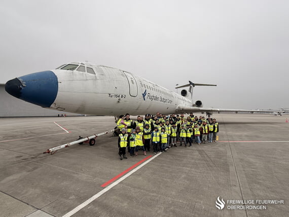 Besichtigung Flughafenfeuerwehr