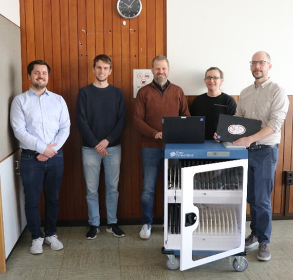 Wagen, Notebooks, Strombergschule, 2026, Ausstattung, 