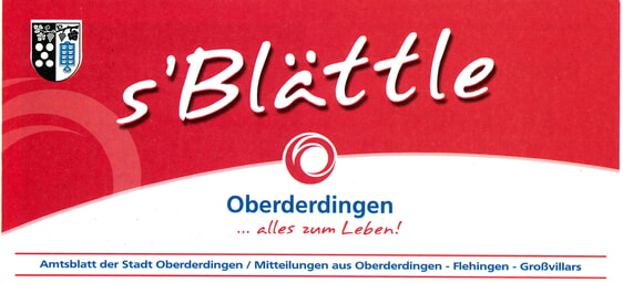 Blättle, Amtsblatt, Deckblatt, 2026, März