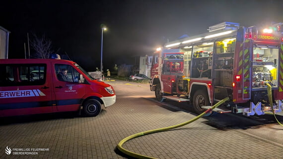 &Uuml;bung Brandeinsatz