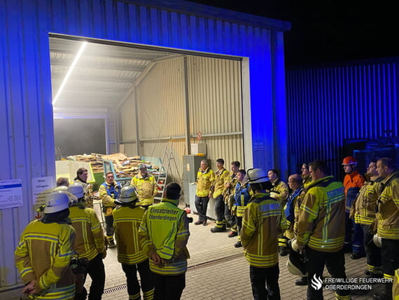 &Uuml;bung Brandeinsatz