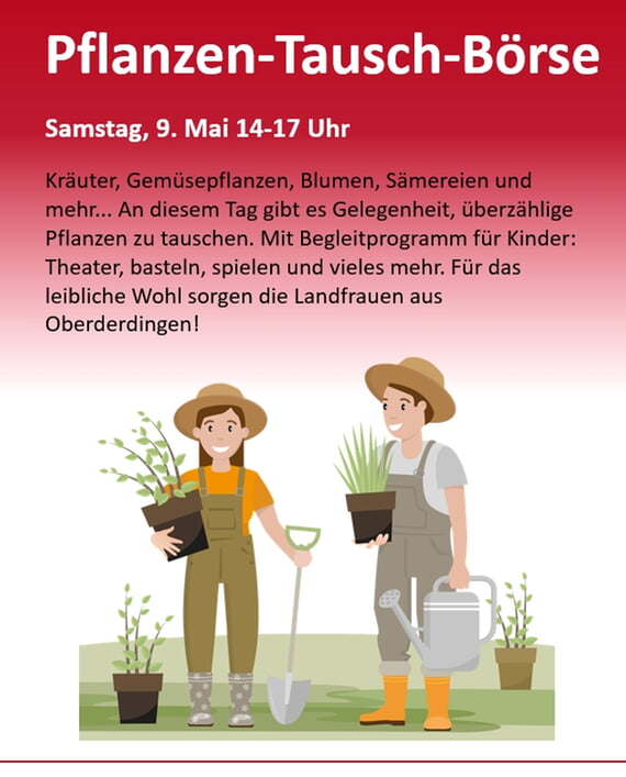 Pflanzentauschb&ouml;rse, Mediathek, 2026, B&ouml;rse