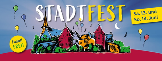 Stadtfest, 2026, Banner, Fest, Mai, 