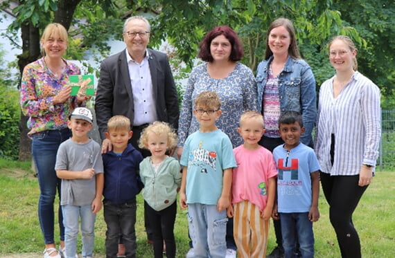 Spende, Kleine Entdecker, Flehingen, Kindergarten, Juni, 2026, &Uuml;bergabe