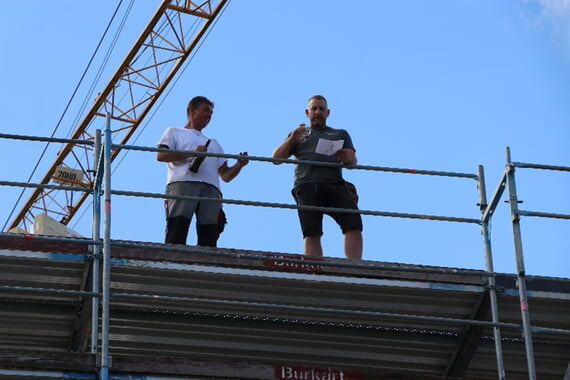 Richtfest,Dr.-Friedrich Schmitt Stra&szlig;e, Juni, 2026, Kommunalbau