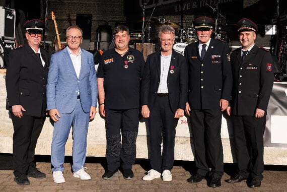 stadtfest, Ehrungen, Feuerwehr, Italien, Villar Perosa, Heinfeld, 2026, Juni