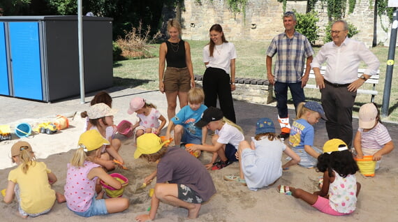 Kinderspielsommer, Marktplatz, Sandkasten, Sommer, 2026, August, Spielsommer, 